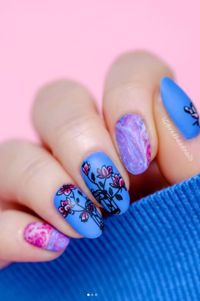 Get inspired with these stunning blue summer nail designs! From ocean swirls to floral details and playful patterns, find the perfect manicure for your next sunny-day vibe. Summer Nails Blue, Summer Blue Nails, Light Blue Summer Nails, Summer Nails Baby Blue, Baby Blue Summer Nails, Summer Nails Light Blue