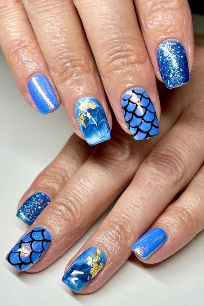 Get inspired with these stunning blue summer nail designs! From ocean swirls to floral details and playful patterns, find the perfect manicure for your next sunny-day vibe. Summer Nails Blue, Summer Blue Nails, Light Blue Summer Nails, Summer Nails Baby Blue, Baby Blue Summer Nails, Summer Nails Light Blue