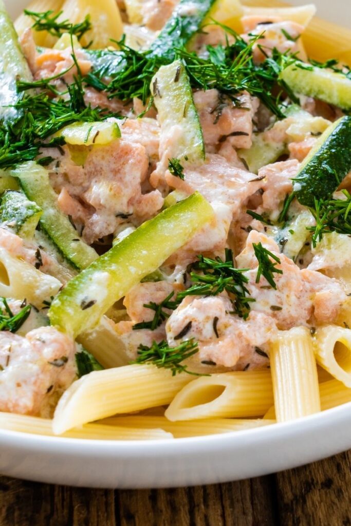 Discover 23 irresistible salmon pasta recipes perfect for lunch or dinner! From creamy garlic sauces to zesty lemon and smoked salmon dishes, these easy and delicious meals will elevate your pasta game. Get the full recipes now! Jerk Salmon Pasta Recipes, Salmon Pasta Recipes Healthy, Salmon Pasta Recipes Creamy, Salmon Mushroom Recipes Pasta, Pasta Recipes Lemon, Salmon Mushroom Recipes Pasta, Mediterranean Recipes Pasta, Salmon Pasta Recipes Broccoli, Easy Salmon Pasta Recipes, Fresh Salmon