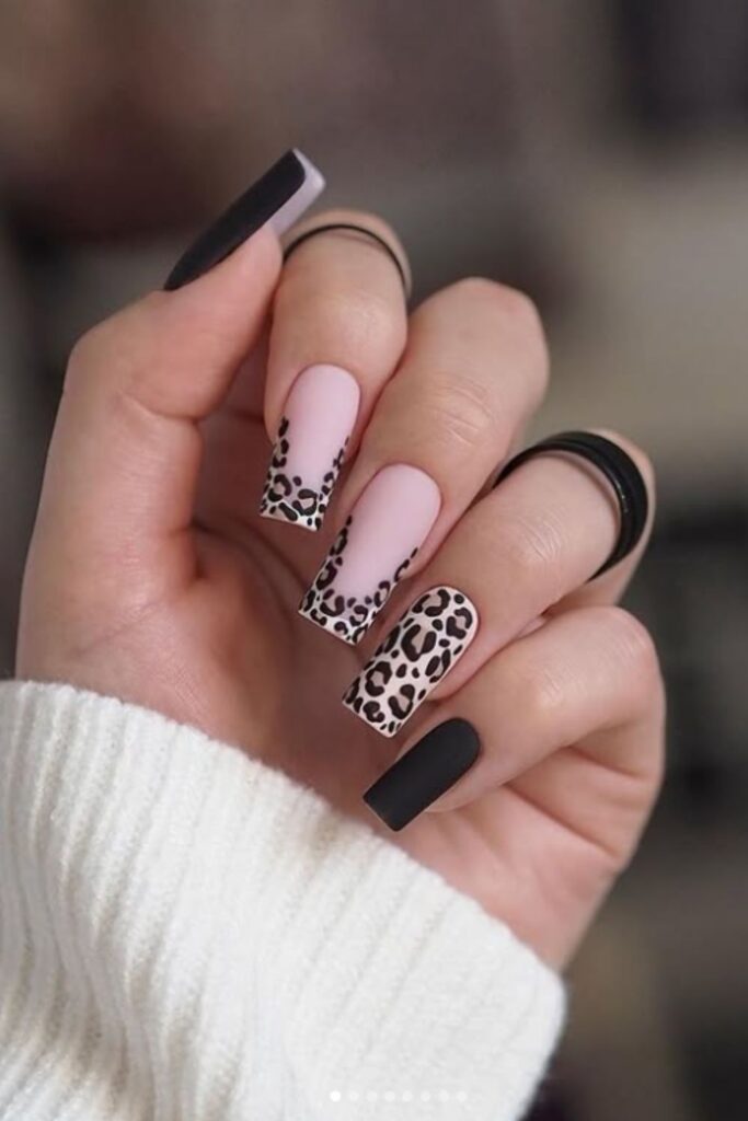 Unleash your wild side with Leopard Print Nails—bold, trendy designs perfect for adding fierce flair to any manicure. Pink Leopard Print Nails, Nails Leopard Print, Red And Leopard Print Nails, Red Leopard Print Nails, Leopard Print Nails French Tip, Leopard Print Nails Pink, Black Leopard Print Nails, White Leopard Print Nails, Leopard Print French Tip Nails, Leopard Print Nails Short