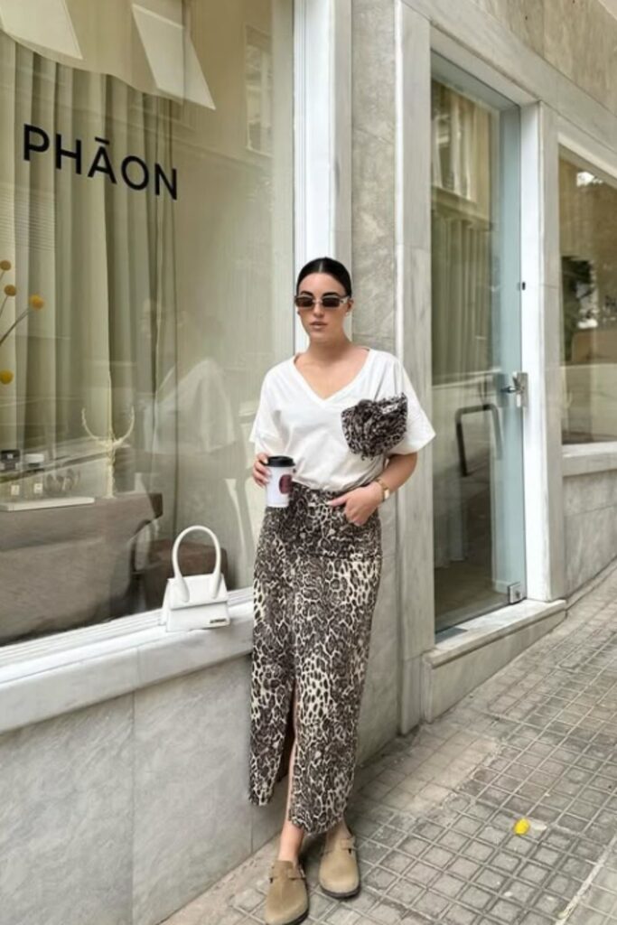 Elevate your wardrobe with chic leopard skirt outfit ideas perfect for brunch, work, travel, and everyday style. Get inspired by bold prints and effortless pairings. Leopard Skirt Outfit, Leopard Print Skirt Outfit, Leopard Mini Skirt Outfit, Leopard Maxi Skirt Outfit, Leopard Midi Skirt Outfit, Short Leopard Skirt Outfit, Leopard Print Mini Skirt Outfit, Leopard Satin Skirt Outfit, Leopard Print Maxi Skirt