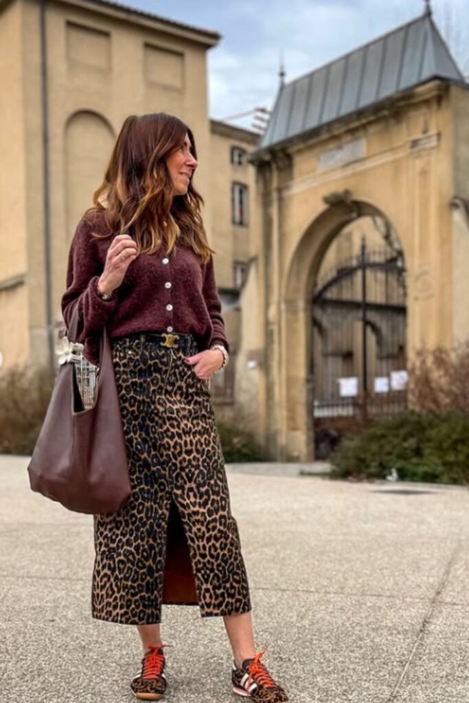 Elevate your wardrobe with chic leopard skirt outfit ideas perfect for brunch, work, travel, and everyday style. Get inspired by bold prints and effortless pairings. Leopard Skirt Outfit, Leopard Print Skirt Outfit, Leopard Mini Skirt Outfit, Leopard Maxi Skirt Outfit, Leopard Midi Skirt Outfit, Short Leopard Skirt Outfit, Leopard Print Mini Skirt Outfit, Leopard Satin Skirt Outfit, Leopard Print Maxi Skirt