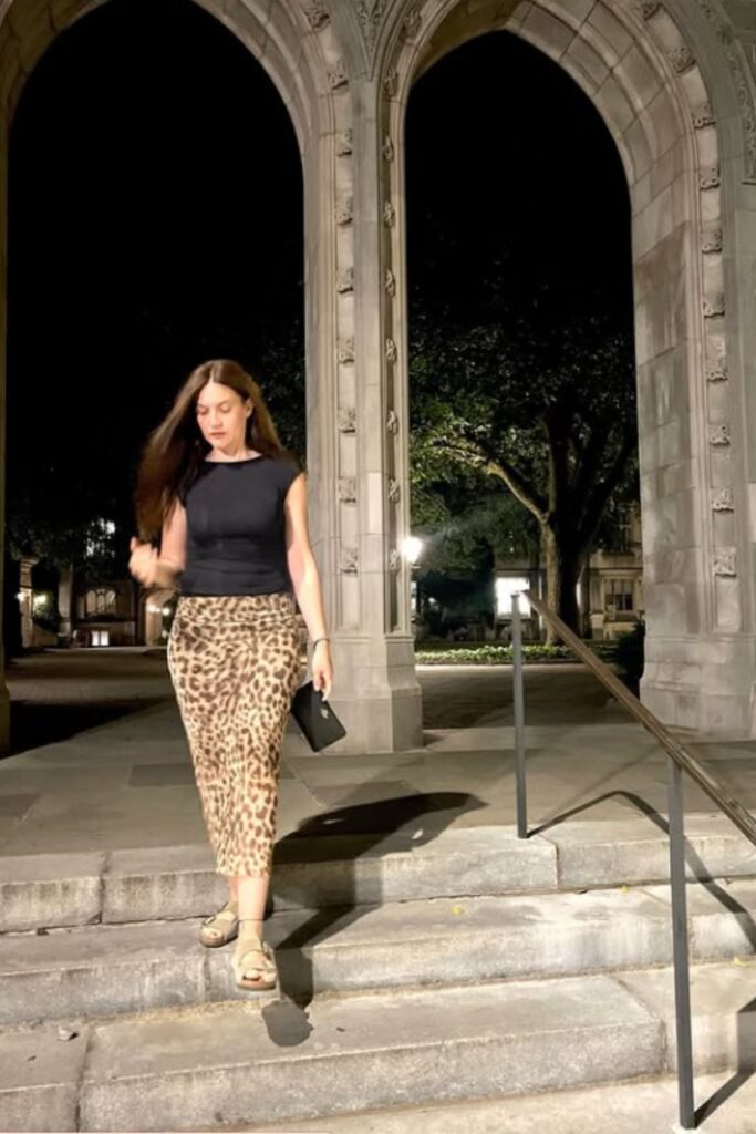 Elevate your wardrobe with chic leopard skirt outfit ideas perfect for brunch, work, travel, and everyday style. Get inspired by bold prints and effortless pairings. Leopard Skirt Outfit, Leopard Print Skirt Outfit, Leopard Mini Skirt Outfit, Leopard Maxi Skirt Outfit, Leopard Midi Skirt Outfit, Short Leopard Skirt Outfit, Leopard Print Mini Skirt Outfit, Leopard Satin Skirt Outfit, Leopard Print Maxi Skirt