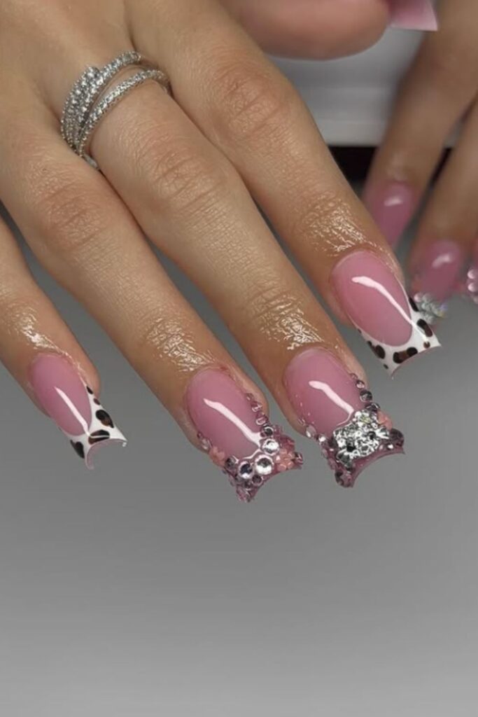 Unleash your wild side with Leopard Print Nails—bold, trendy designs perfect for adding fierce flair to any manicure. Pink Leopard Print Nails, Nails Leopard Print, Red And Leopard Print Nails, Red Leopard Print Nails, Leopard Print Nails French Tip, Leopard Print Nails Pink, Black Leopard Print Nails, White Leopard Print Nails, Leopard Print French Tip Nails, Leopard Print Nails Short