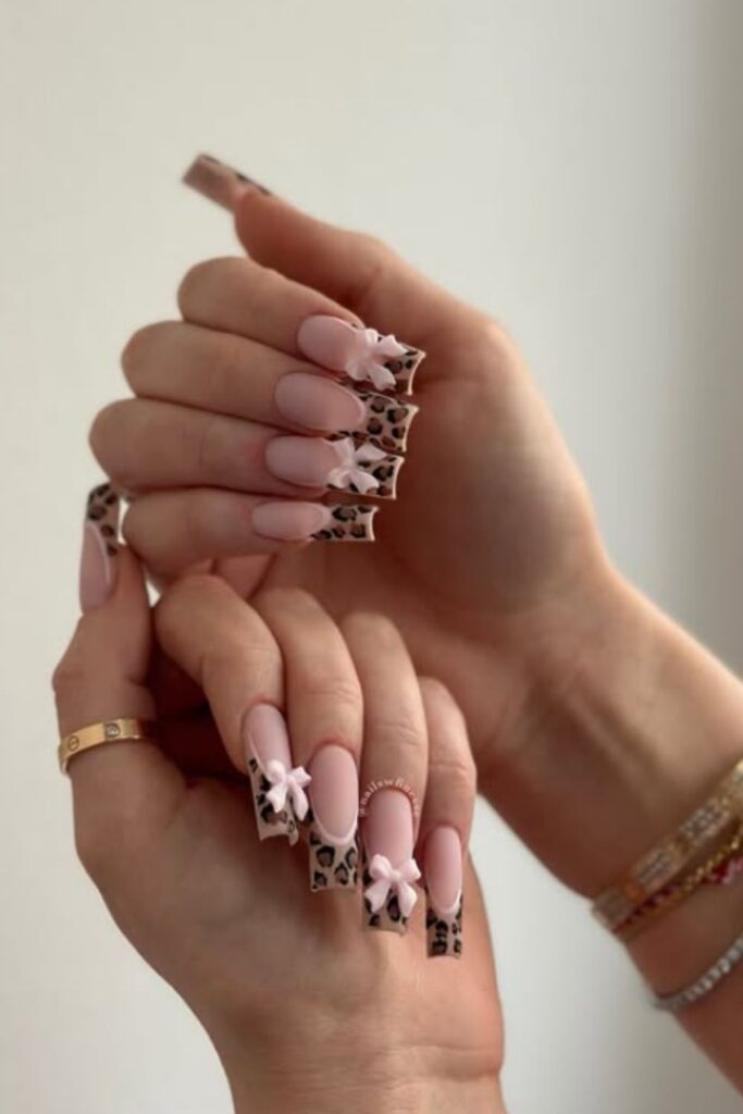 Unleash your wild side with Leopard Print Nails—bold, trendy designs perfect for adding fierce flair to any manicure. Pink Leopard Print Nails, Nails Leopard Print, Red And Leopard Print Nails, Red Leopard Print Nails, Leopard Print Nails French Tip, Leopard Print Nails Pink, Black Leopard Print Nails, White Leopard Print Nails, Leopard Print French Tip Nails, Leopard Print Nails Short