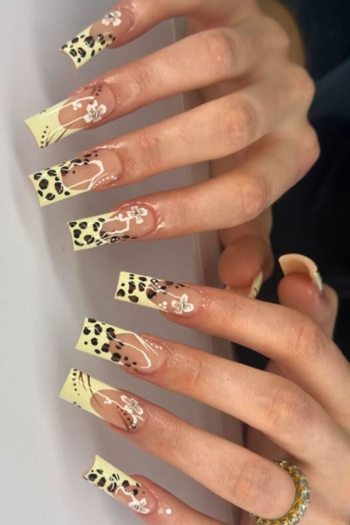Unleash your wild side with Leopard Print Nails—bold, trendy designs perfect for adding fierce flair to any manicure. Pink Leopard Print Nails, Nails Leopard Print, Red And Leopard Print Nails, Red Leopard Print Nails, Leopard Print Nails French Tip, Leopard Print Nails Pink, Black Leopard Print Nails, White Leopard Print Nails, Leopard Print French Tip Nails, Leopard Print Nails Short