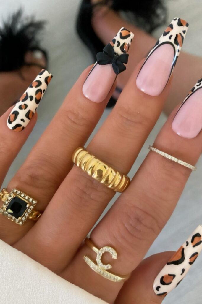 Unleash your wild side with Leopard Print Nails—bold, trendy designs perfect for adding fierce flair to any manicure. Pink Leopard Print Nails, Nails Leopard Print, Red And Leopard Print Nails, Red Leopard Print Nails, Leopard Print Nails French Tip, Leopard Print Nails Pink, Black Leopard Print Nails, White Leopard Print Nails, Leopard Print French Tip Nails, Leopard Print Nails Short