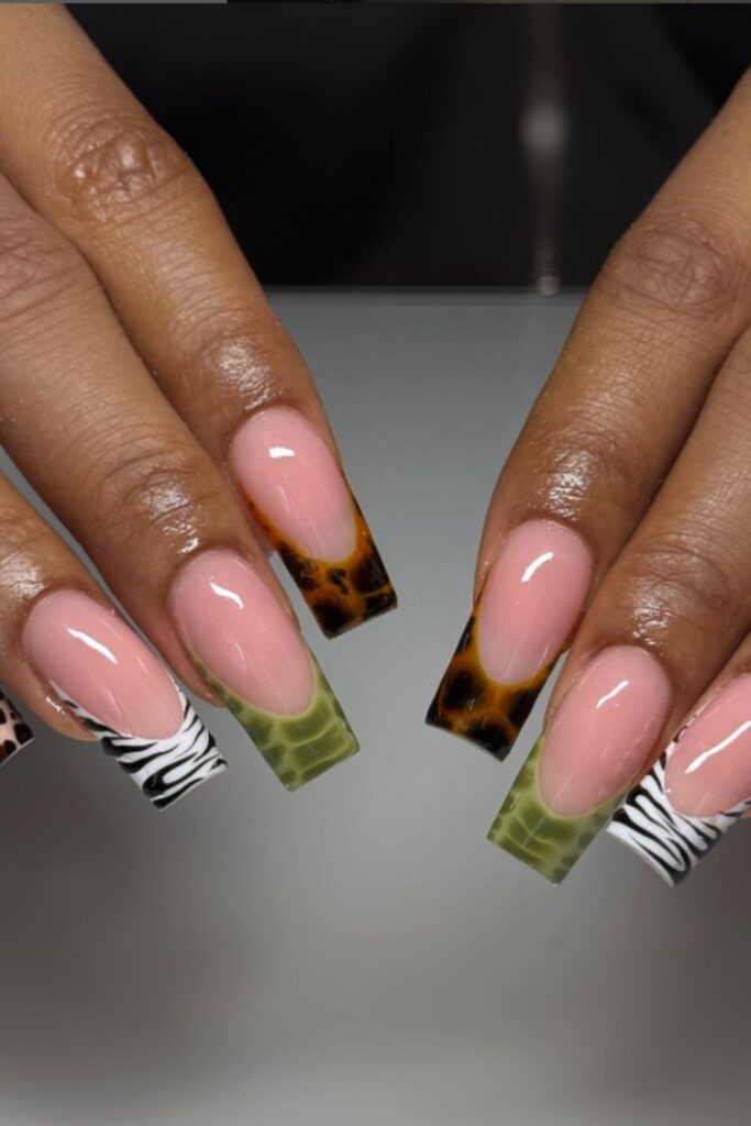 Unleash your wild side with Leopard Print Nails—bold, trendy designs perfect for adding fierce flair to any manicure. Pink Leopard Print Nails, Nails Leopard Print, Red And Leopard Print Nails, Red Leopard Print Nails, Leopard Print Nails French Tip, Leopard Print Nails Pink, Black Leopard Print Nails, White Leopard Print Nails, Leopard Print French Tip Nails, Leopard Print Nails Short