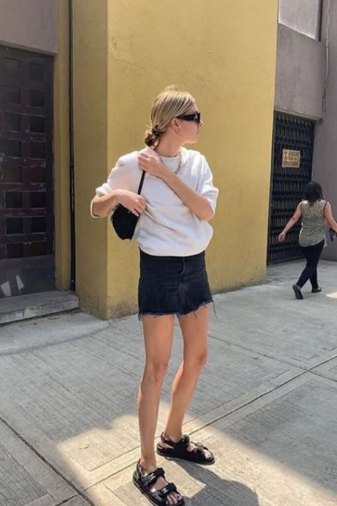 Easy and stylish dad sandals outfit ideas—perfect for laid-back summer looks, street style, and comfy everyday wear.