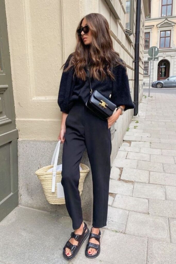 Easy and stylish dad sandals outfit ideas—perfect for laid-back summer looks, street style, and comfy everyday wear.