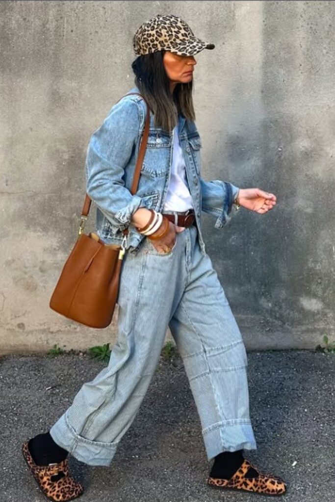 Rock the double denim trend with stylish outfit ideas—think classic blue-on-blue, edgy layers, and fresh takes on this timeless look. Double Denim Outfit Women, Double Denim Looks, double Denim Outfits, Denim Shirt, Denim Skirt, Double Denim Aesthetic