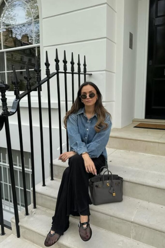 Stay effortlessly stylish with mesh ballet flats outfit ideas—light, breathable looks perfect for warm days and casual chic vibes.