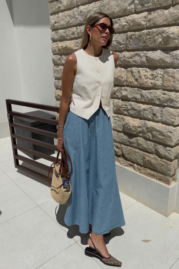 The best Spain outfit ideas for your next vacation—from breezy dresses to chic neutral sets. Get inspired with stylish looks perfect for Mallorca, Marbella, Ibiza, and beyond. Barcelona Spain Outfits, Spain Travel Outfits, Seville Spain Outfits, Spain Style Outfits, Outfits For Spain, Spain Vacation Outfits, Summer In Spain Outfits, Spain Summer Outfit, Madrid Spain Outfit Idea, Spain Jersey Outfit, Mallorca Spain Outfit, Spain Holiday Outfit